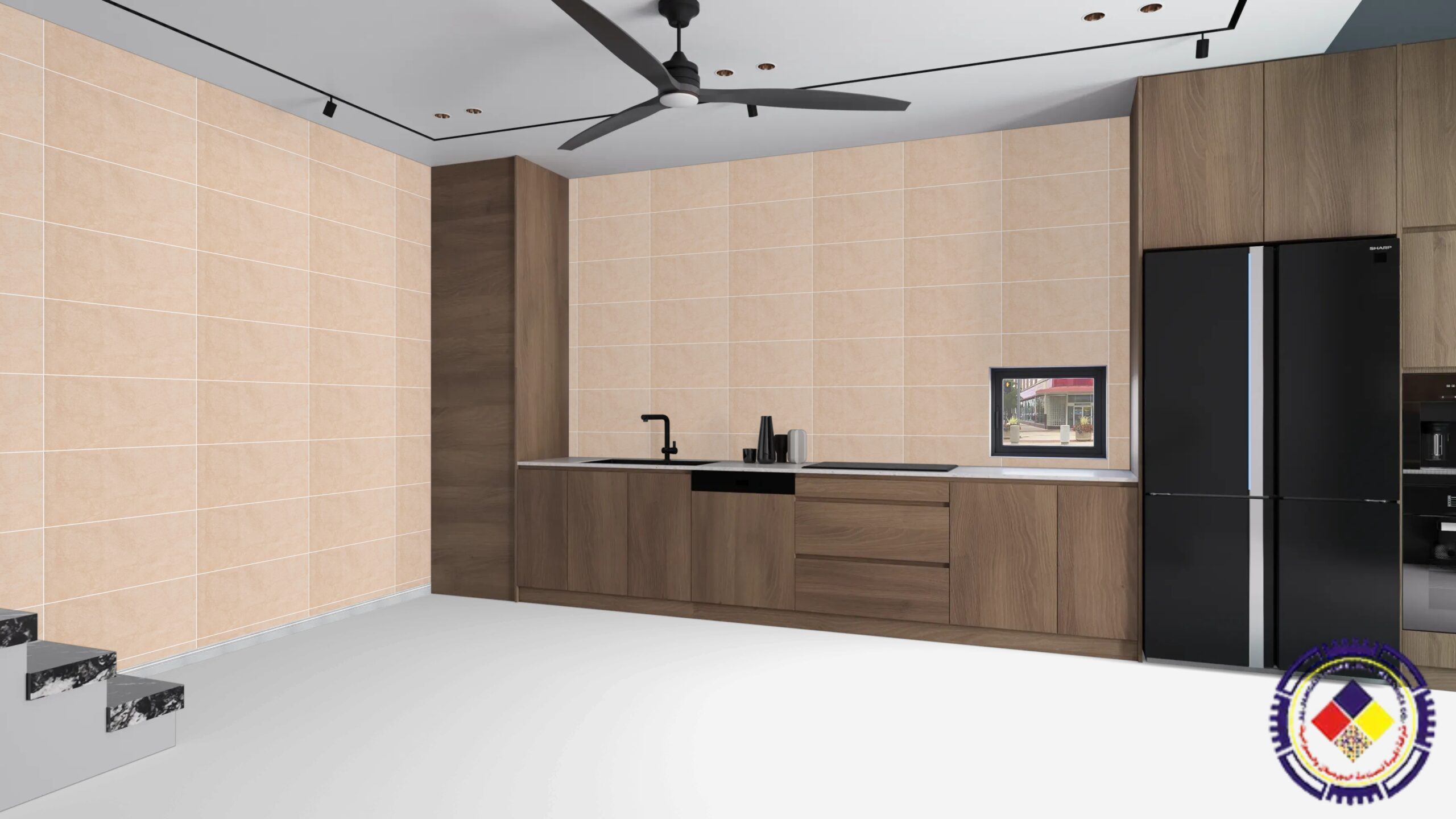 6324 Matt Beige Ceramic Wall Tile, Rectified – 30×60 cm, 6 Faces